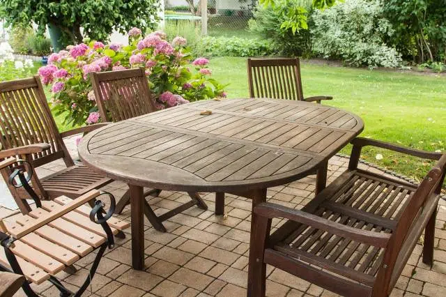 table de jardin