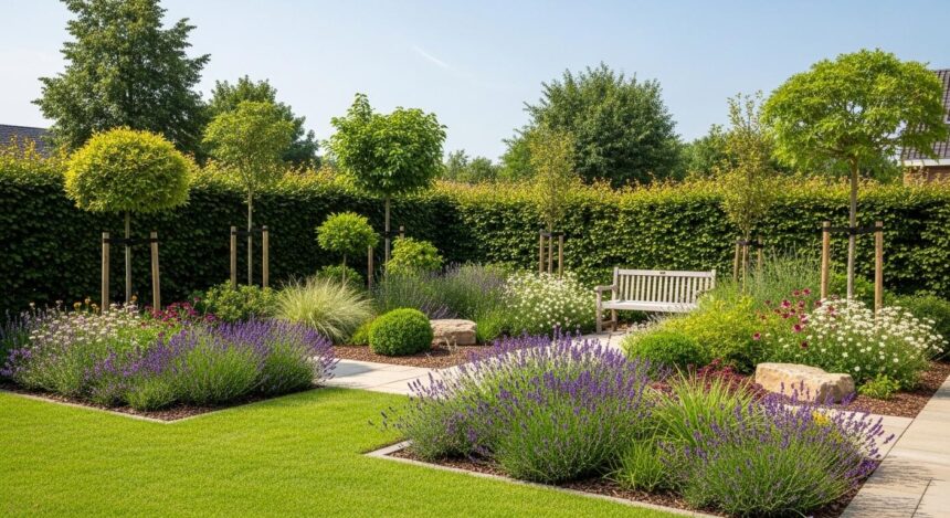 Jardin unique et durable à Douai avec aménagement paysager créatif