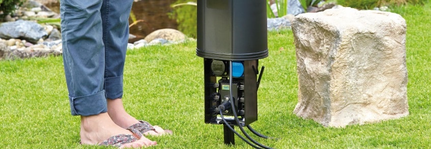 prise électrique extérieure