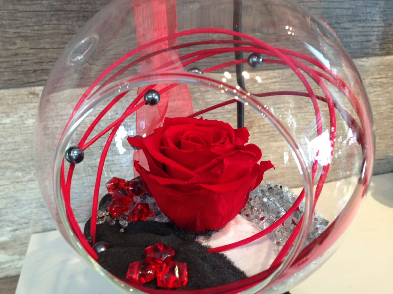 Où mettre une rose éternelle ?