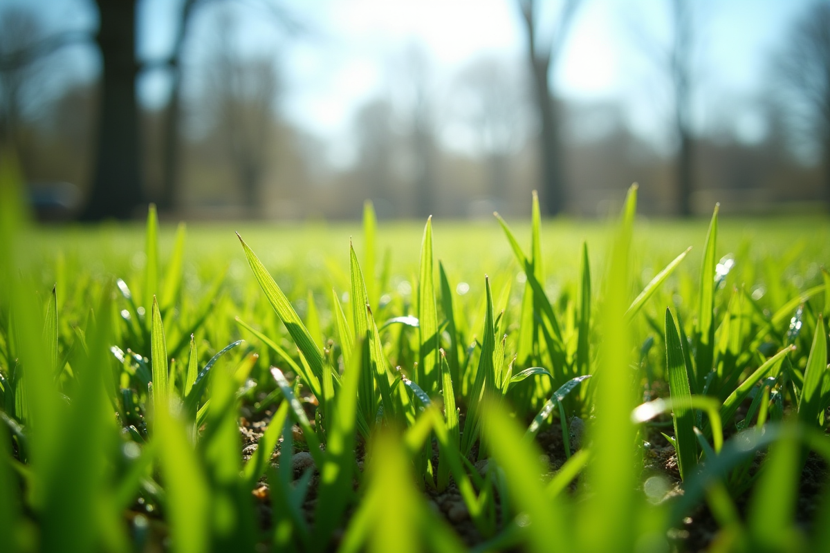 gazon printemps
