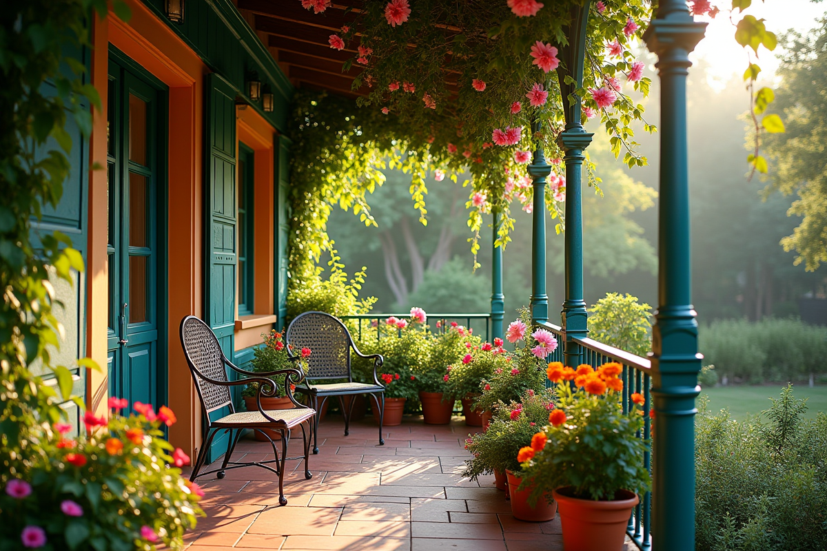 jardin fleuri
