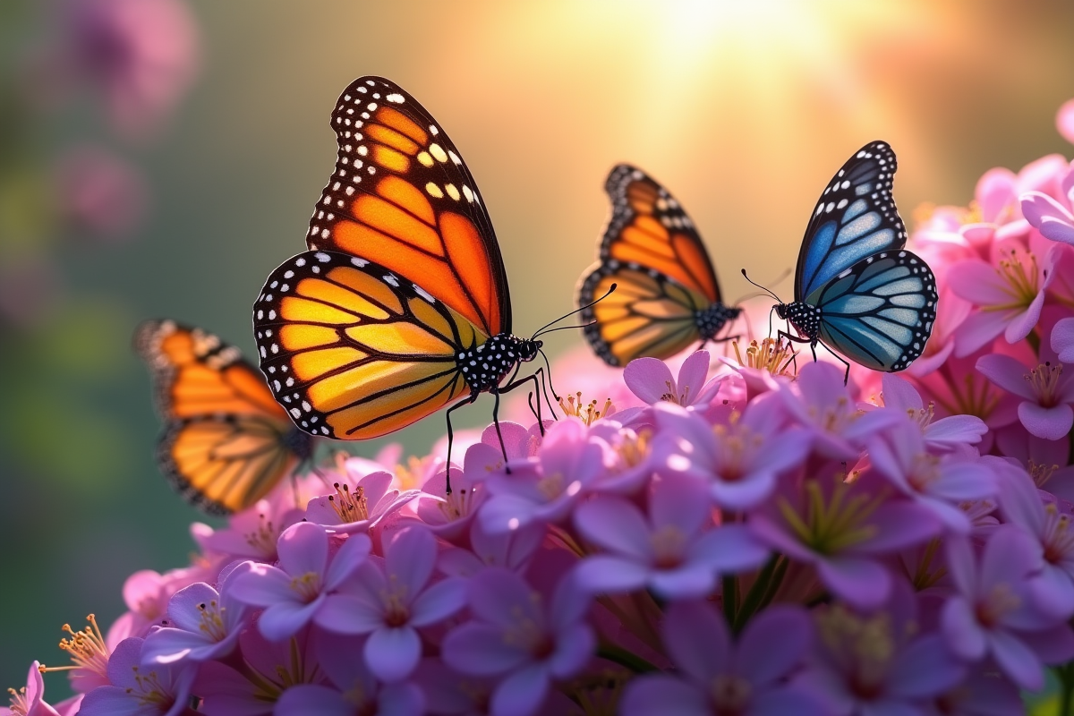 papillons couleurs