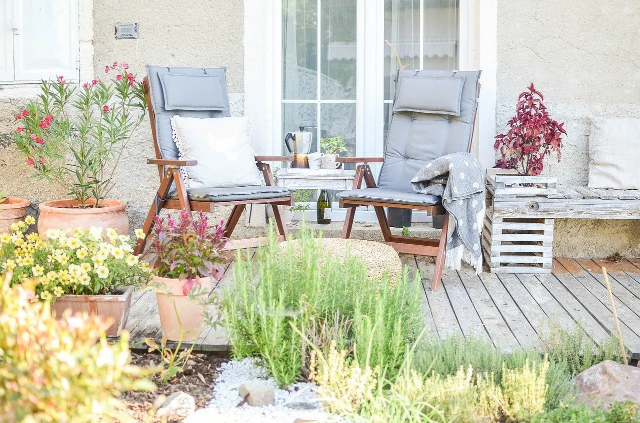 terrasse de jardin